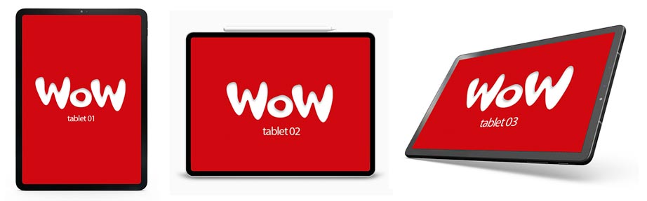 tablet mock up designs
